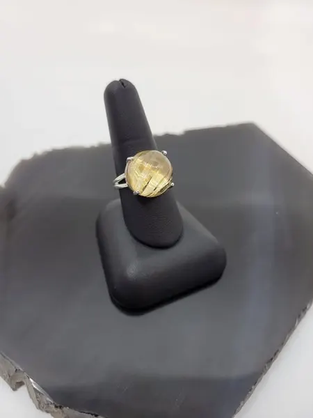 Cats Eye Rutilated Quartz Ring