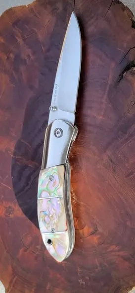 Custom Mother Of Pearl Knife 3