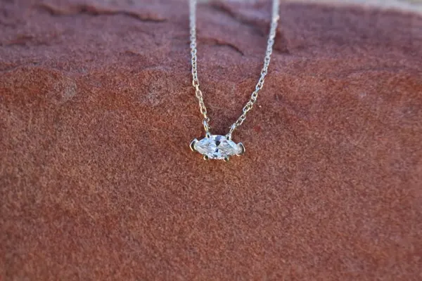 Diamond Solitaire Necklace