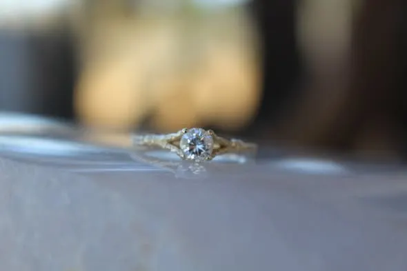 Half Carat Precision Round Brilliant Diamond Ring 3
