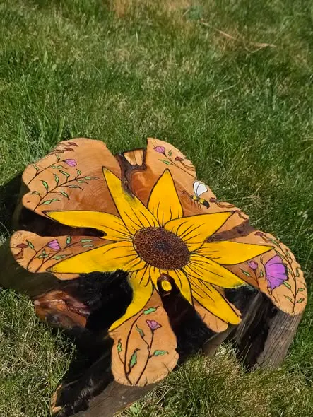 Handmade Sunflower Art 2