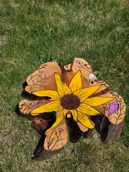 Handmade Sunflower Art 3