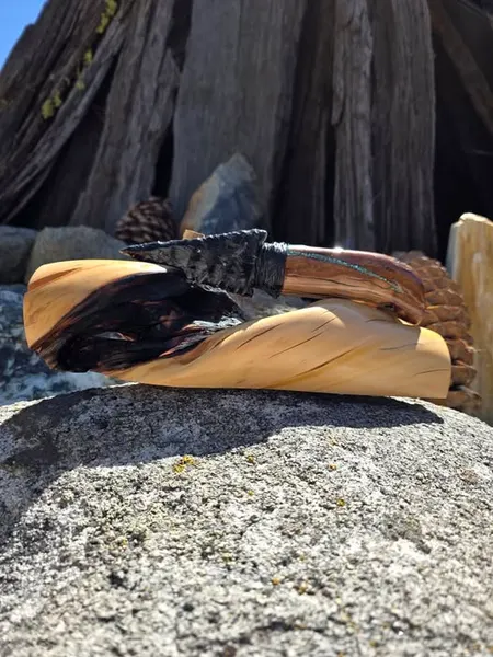 Handmade Wood And Stone Art