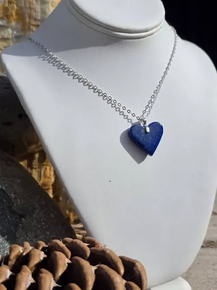 Lapis Lazuli Heart Pendant 1