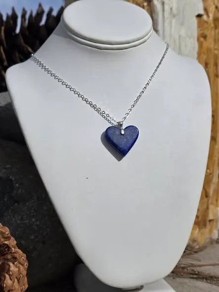 Lapis Lazuli Heart Pendant 2