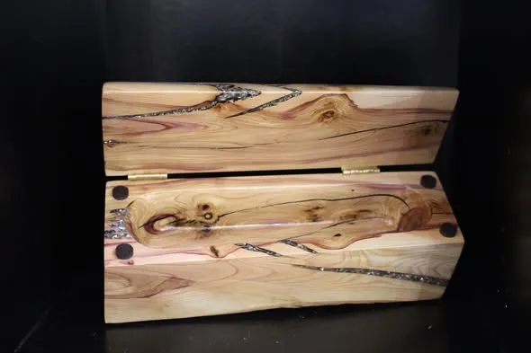 Lilac Wood Burl Box 3