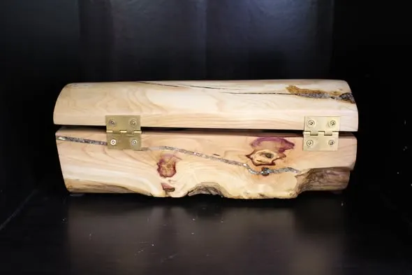 Lilac Wood Burl Box 4