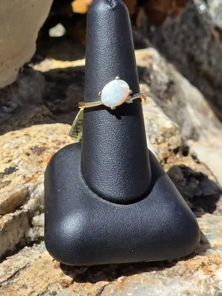 Opal And Diamond Ring 2
