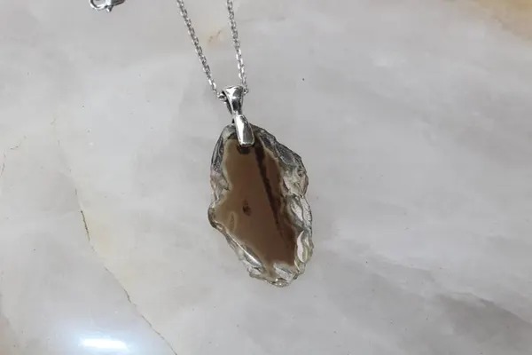 Sterling Silver Smoky Quartz Pendant